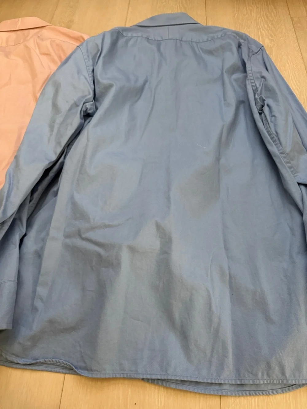 Banana Republic Bundle of 2 Light Blue and Soft Pink Dress Shirts